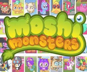 yapboz Moshi Monsters Logo